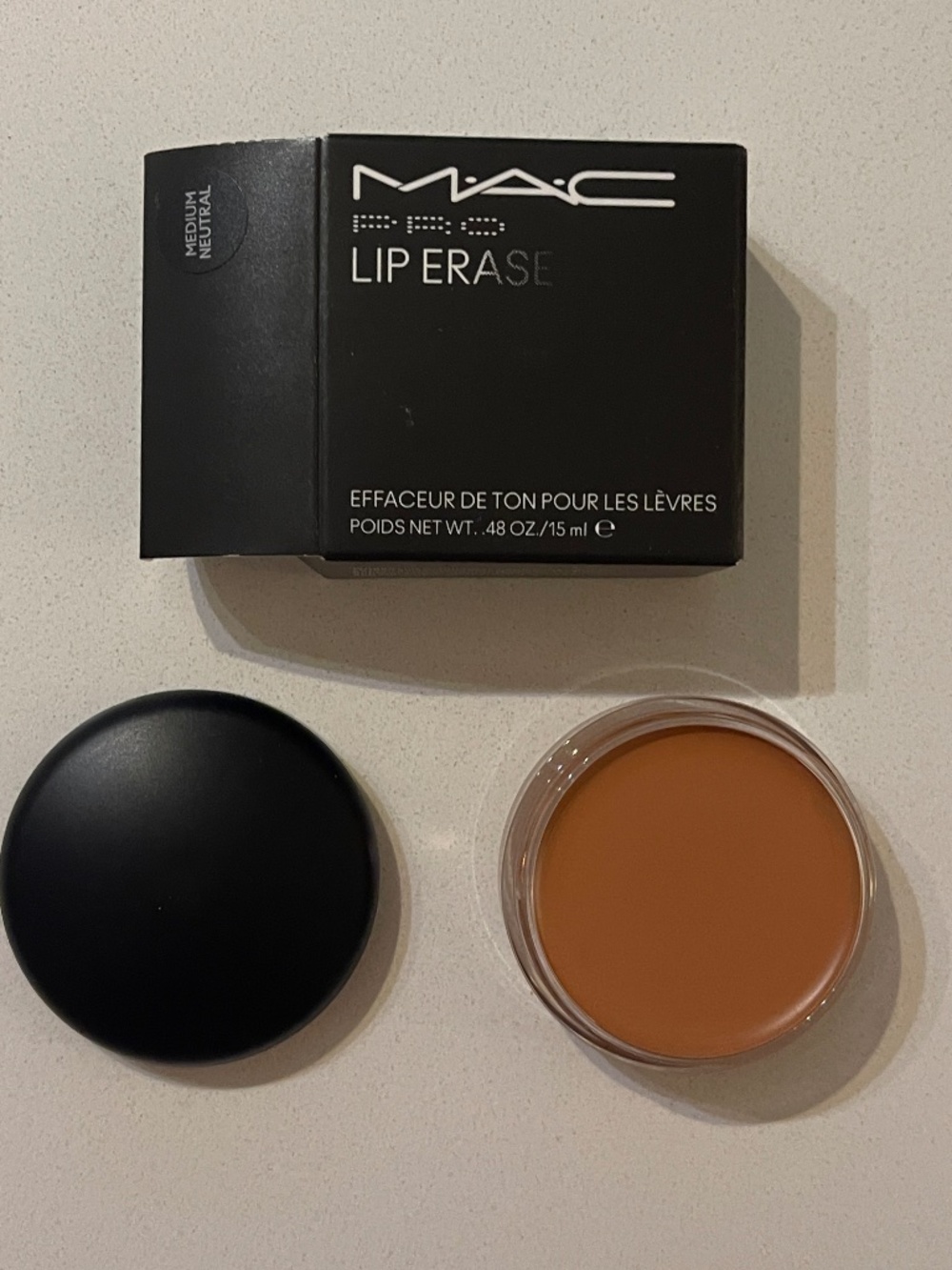 NEW in box MAC Pro Lip Erase - Medium Neutral 0.48 oz./15ml FULL SIZE RARE